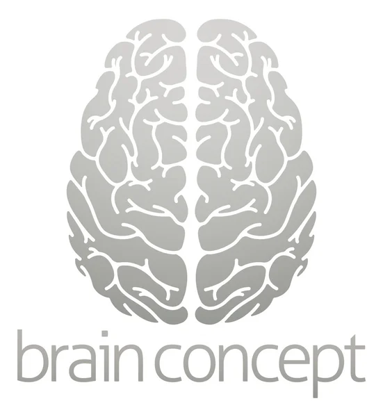 Hhuman έννοια του εγκεφάλου — Διανυσματικό Αρχείο