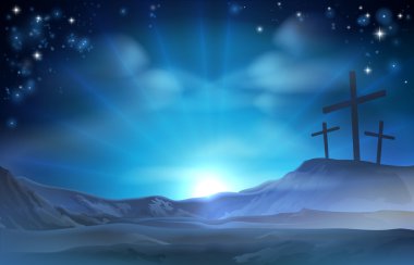 Christian Easter illüstrasyon