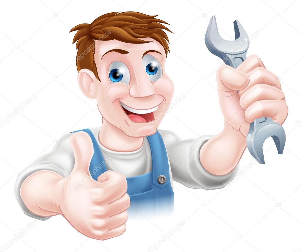 Thumbs up spanner mechanic