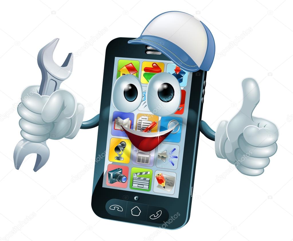 Mobile repair mascot