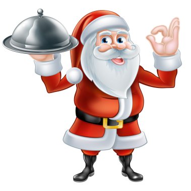 Santa Şef Noel yemeği
