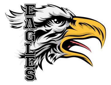 Eagles Mascot Illustration clipart