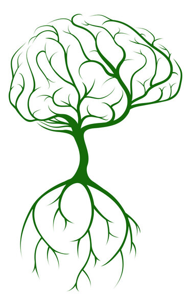 Tree Brain Concept