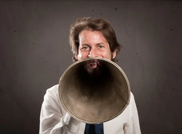 Man with different expressions and gestures — Stock Photo, Image