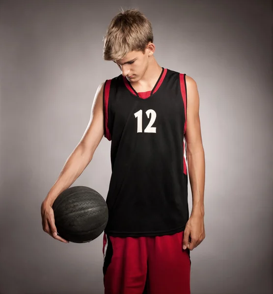 Portrait of basketball player — Stock Photo, Image