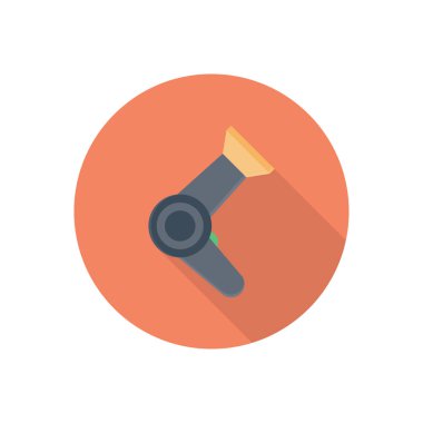 Kurutucu vektör düz renk simgesi