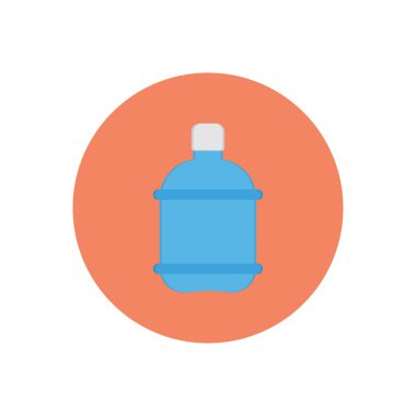 su vektörü düz renk simgesi