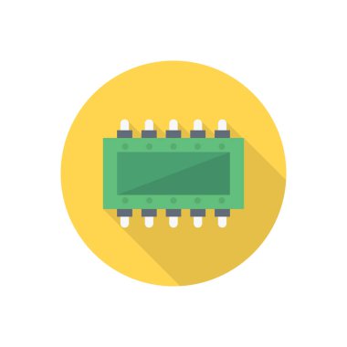 voltaj vektörü düz renk simgesi