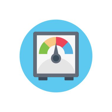 ölçekli vektör düz renk simgesi