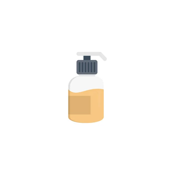 Shampoo Vector Platte Kleur Pictogram — Stockvector