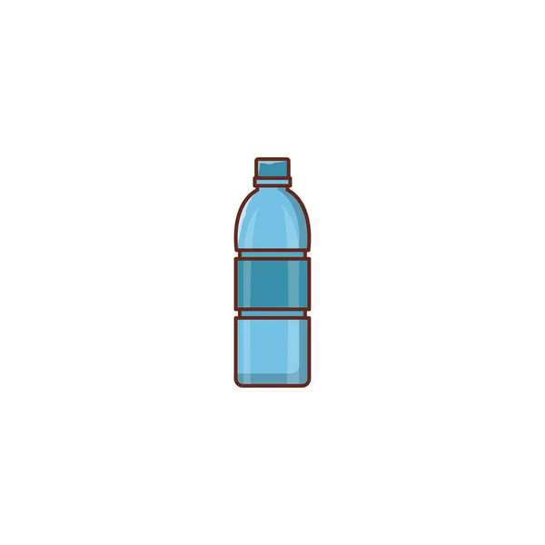 Пляшка Вектор Плоский Колір Значок — стоковий вектор