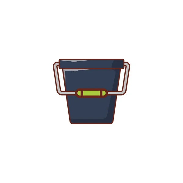 Basket Vector Flat Color Icon — Stock Vector