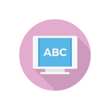 çevrimiçi vektör düz renk simgesi