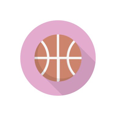 Voleybol vektörü düz renk simgesi