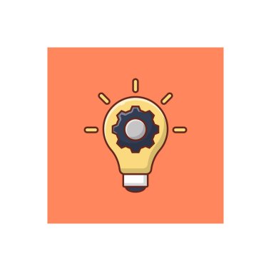 yaratıcı vektör düz renk simgesi