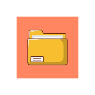 dizin vektörü düz renk simgesi