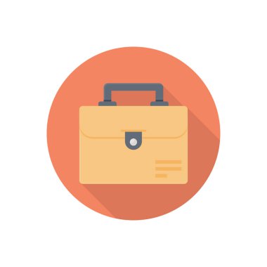 torba vektörü düz renk simgesi