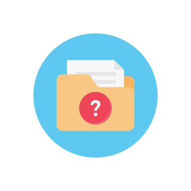 dizin vektörü düz renk simgesi