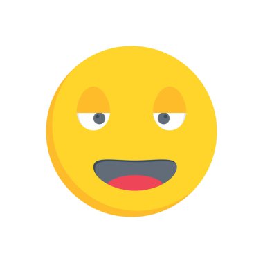 duygu vektörü düz renk simgesi