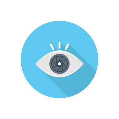 düz vektör renk simgesine odaklan