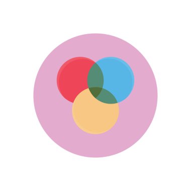 renk vektörü düz renk simgesi