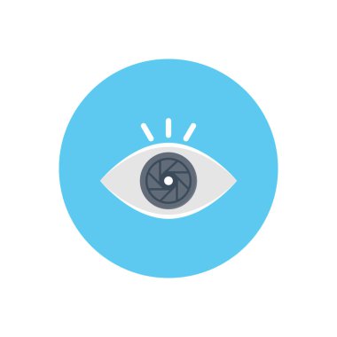 düz vektör renk simgesine odaklan