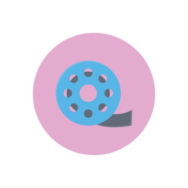 Makara vektörü düz renk simgesi