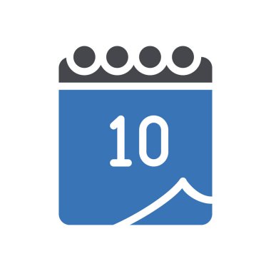 takvim vektörü renk simgesi