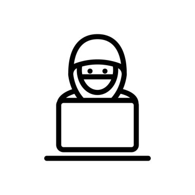 casus vektör ince çizgi simgesi