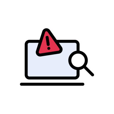 arama vektörü düz renk simgesi