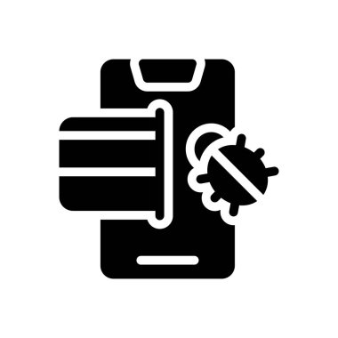 tehdit vektör düz simgesi