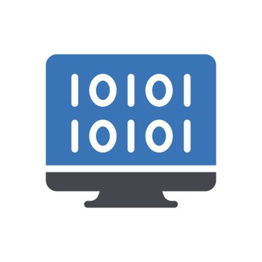 ikili vektör renk simgesi