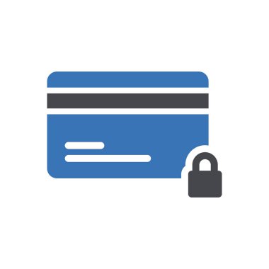 Güvenli vektör renk simgesi