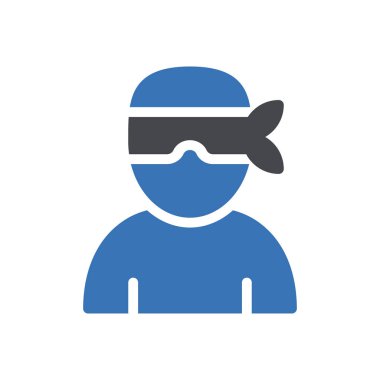 Hırsızlık vektör renk simgesi