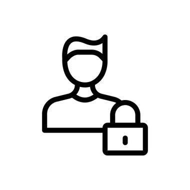 özel vektör ince çizgi simgesi