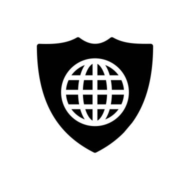 genel vektör glyph düz simgesi