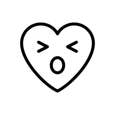 şok vektör ince çizgi simgesi