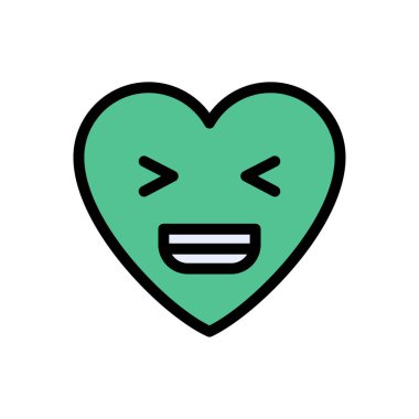 karakter vektörü düz renk simgesi