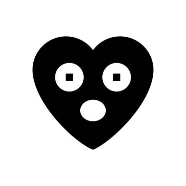 emoji vektör düz simge