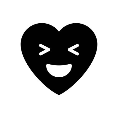 emoji vektör düz simge