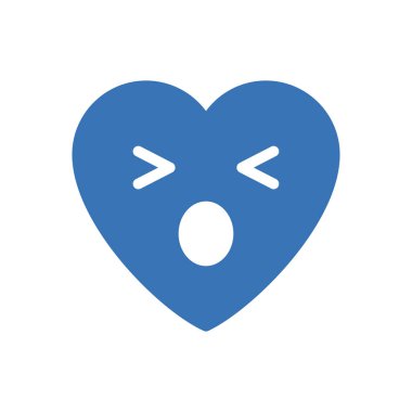 Şaşırmış vektör renk simgesi