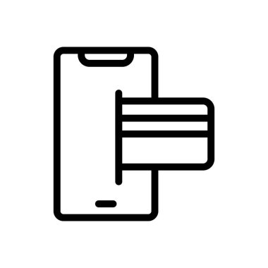 çevrimiçi vektör ince çizgi simgesi