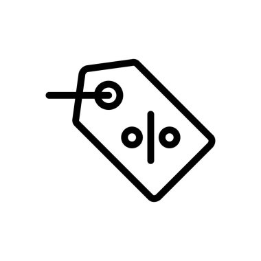 satış vektörü ince çizgi simgesi