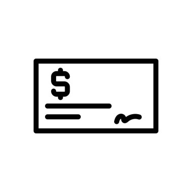 Yatırım vektörü ince çizgi simgesi