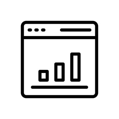 büyüme vektörü ince çizgi simgesi