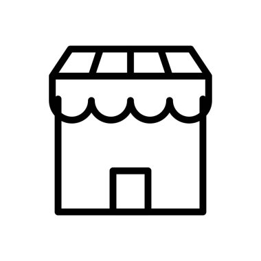 vektör ince çizgi simgesi oluşturuluyor