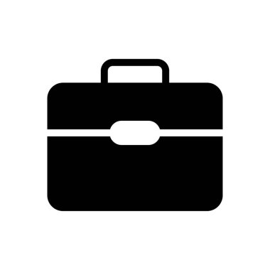 evrak çantası vektör düz simgesi