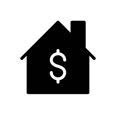 Yatırım vektörü düz simgesi