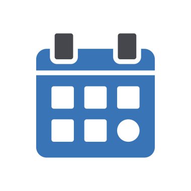 takvim vektörü renk simgesi