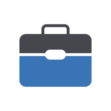 evrak çantası vektör renk simgesi